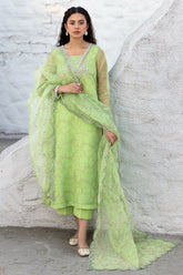 3-PC Embroidered Organza Suit CMA-5-022