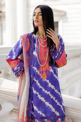 3-PC Stitched Embroidered Lawn Collection AG6-01 P