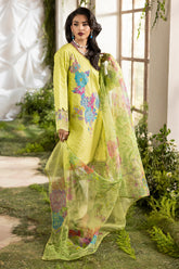 3-PC Stitched Chikankari Lawn Collection CMA-6-122