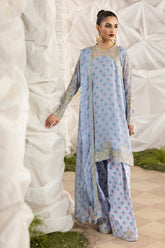 3-PC Embroidered Chiffon Suit CMA-5-119A