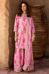 3-PC Embroidered Raw-Silk Suit CMA-5-073