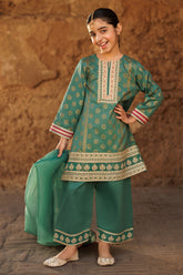 3-PC Kids Embroidered Lawn Suit CKP-5-56