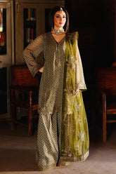 3-PC Embroidered Chiffon Suit CMA-5-114A