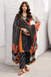 3-PC Unstitched Embroidered Printed Lawn Collection CRO5-01
