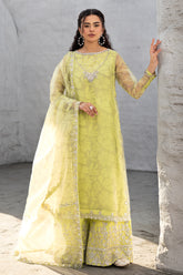 3-PC Embroidered Organza Suit CMA-5-012