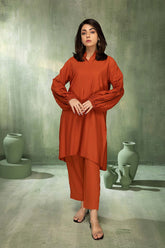 2-Pc Silk Shirt With Silk Qlot Trouser CPG22-08-S