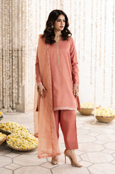 3-PC Embroidered Raw-Silk Suit CMA-6-338