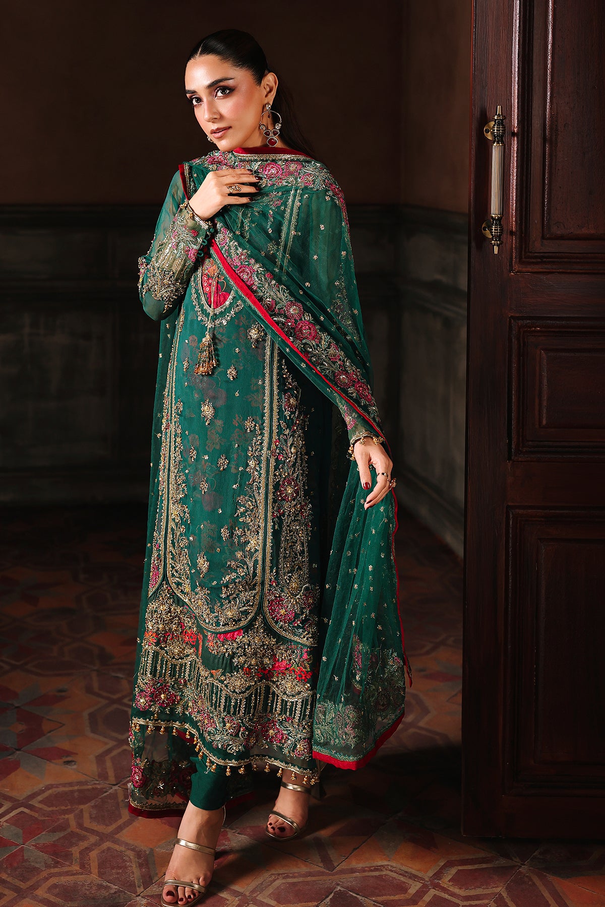 4-PC Charizma Unstitched Luxury Collection DJR6-01 House Of Charizma 4-PC Charizma Unstitched Luxury Collection DJR6-01 House Of Charizma
