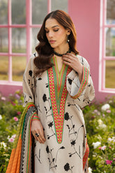 3-PC Unstitched Embroidered Lawn Collection CRB6-02