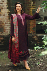 3-PC Unstitched Embroidered Linen Collection CCW6-17