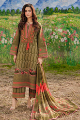 3-PC Unstitched Embroidered Lawn Collection CC6-11