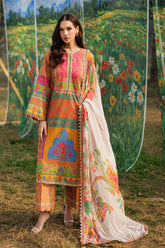 3-PC Unstitched Embroidered Lawn Collection CC6-12