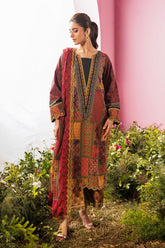 3-PC Unstitched Embroidered Lawn Collection CC6-16