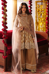 3-PC Embroidered Raw-Silk Suit CMA-6-350