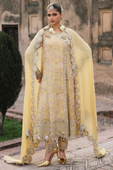 3-Pc Unstitched Embroidered Printed Chiffon Collection VSL6-13