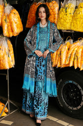 3-PC Unstitched Embroidered Linen Collection CCW6-02