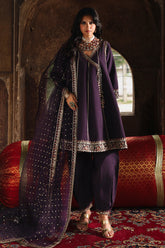 3-PC Stitched Embroidered Raw Silk CMA-6-515