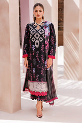 3-PC Unstitched Printed Lawn Shirt with Chiffon Dupatta and Trouser CP4-64