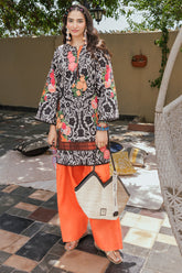 2-PC Printed Cotton Suit CPM-5-085Z