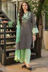 3-PC Embroidered Cotton Suit CPM-5-116Z