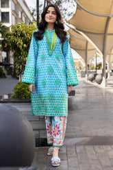 2-PC Printed Cotton Suit CPM-5-149Z