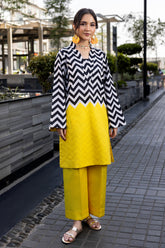 2-PC Printed Cotton Suit CPM-5-60Z