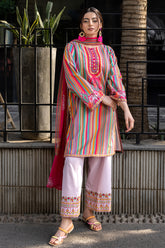 3-PC Embroidered Lawn Suit CPM-5-117