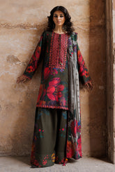 3-PC Unstitched Embroidered Linen Collection CCW6-18