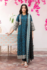 4-PC Printed Lawn Shirt with Lawn Dupatta and Trouser CPM-4-289