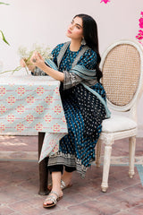 4-PC Printed Lawn Shirt with Lawn Dupatta and Trouser CPM-4-289