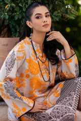 3-PC Printed Lawn Shirt with Chiffon Dupatta and Trouser CPM-4-039