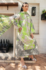 3-PC Printed Lawn Shirt with Chiffon Dupatta and Trouser CPM-4-040