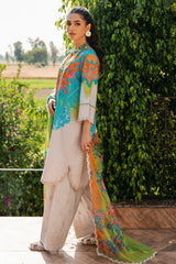 3-PC Printed Lawn Shirt with Chiffon Dupatta and Trouser CPM-4-032
