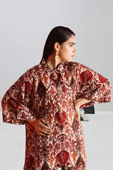 2-PC Printed Lawn Shirt with Trouser CPM-4-278