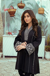 2-Pc Embroidered Frock With Tulip Shalwar CNP22-76