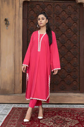2-Pc Lawn Long Shirt With Straight Trouser CNP22-93