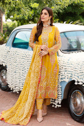 3-Pc Charizma Unstitched Premium Chiffon Collection CPC23-03