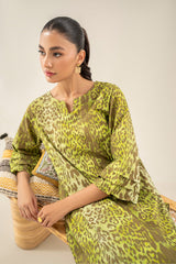 2-Pc Printed Lawn Shirt with Straight Trouser SCPM3-061