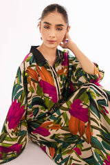 1-Pc Raw-Silk Floral Printed Shirt CPM-3-242