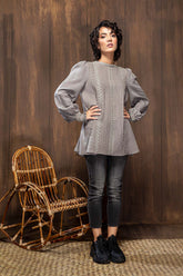 Embroidered Silk Shirt CTA21-10