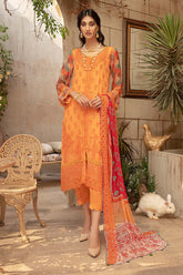 3-Pc Unstitched Embroidered Luxury Suit CHM22-10