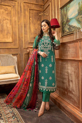 3 Pc Unstitched Embroidered Chiffon with Dupatta VSL-05