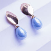 AQUAMARINE DROP EARRINGS ER-96