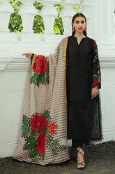 3-Pc Charizma Unstitched Embroidered Karandi Collection CKW22-03