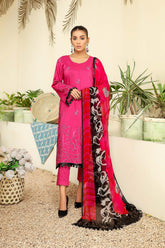 3 Pc Unstitched Embroidered Marina CIN-18