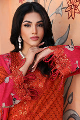 3-PC Unstithced Sequins Embroidered Lawn Collection AG4-01