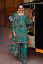3-PC Embroidered Lawn Collection Suit CH6-02 P