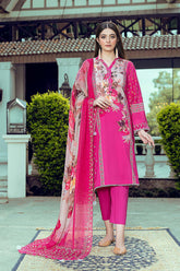 Charizma Signature Prints Lawn Unstitch 3-Pcs CSP22-04