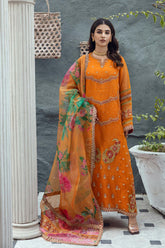 3-Pc Charizma Embridered Unstiutched Premium Chiffon DD22-12