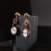 Round On Round Earrings ER-159